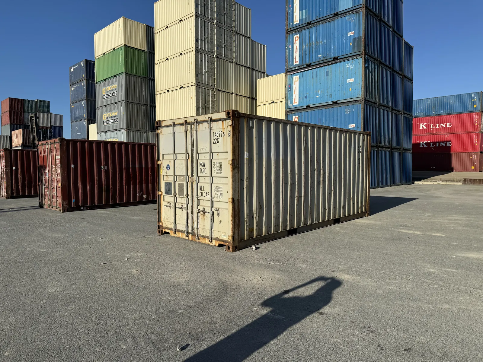 Shipping container ready for delivery to Proserpine